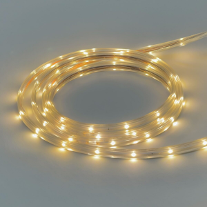 Светодиодная лента Герметичная, бухта 100 м., тепло-белая, 220В, SMD2835, 24 LED на 1 м., 2700К, IP65 LTC (NL-H1-2WW)