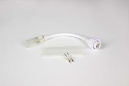 Переходник 2-проводной для дюралайта DL-2W 10мм — нить, белый, 1 шт., TeamProf (TPF-EC2-015-DL-S-10mm-W)