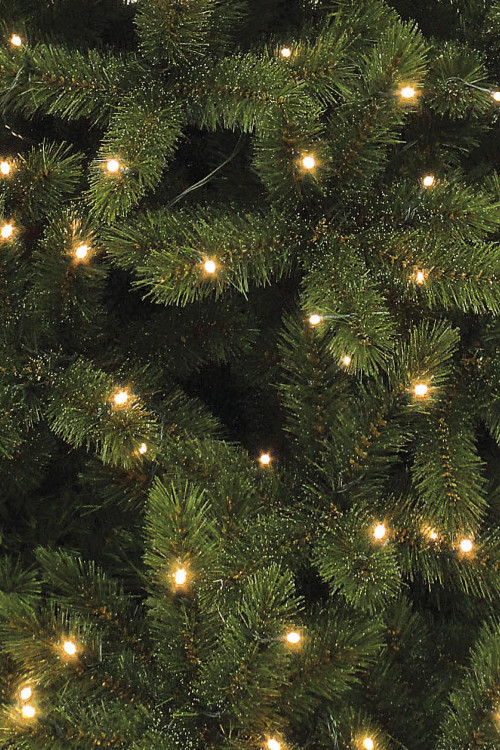 Елка Лесная Красавица с лампочками 185 см., леска+пвх, 224 LED лампы, Triumph Tree (73704)