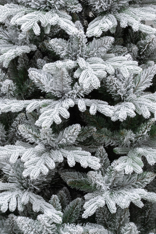 Искусственная елка Пермская заснеженная 180 см., Литая хвоя+ПВХ, ЕлкиТорг (274180)