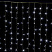 Занавес с контроллером 1.5*1 м., 220V, 100 холодных белых LED ламп, соединяемый, прозрачный провод, Winner (w.03.5T.100+) в Санкт-Петербурге