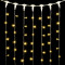 Светодиодный занавес 1*9 м, 220V., 900 теплых белых LED ламп, прозрачный ПВХ, Beauty Led (PCL901BL-10-2WW)