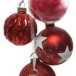 Гроздь стеклянных шаров Подарки Санты  60 мм., 70 мм., 80 мм.,  5 шт., Kaemingk (170028) в Санкт-Петербурге