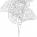 Декоративная ветвь Воздушная история 73 см., серебро, Koopman (YZA000510)