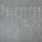Светодиодная бахрома с колпачком 3,1*0,5 м., 120 теплых белых LED ламп, прозрачный провод ПВХ, IP65, LTC (PIL120CAP-10-2WW)