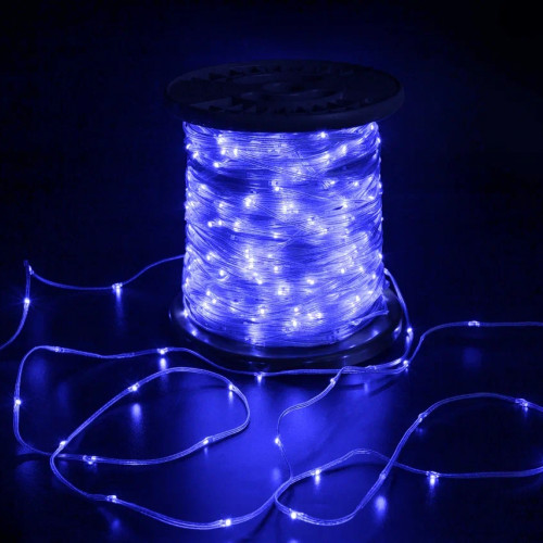 Светодиодная гирлянда &quot;Краса&quot; 200м, 2000 LED, прозрачный провод, синяя (TPF-CR200-24V-T/B)