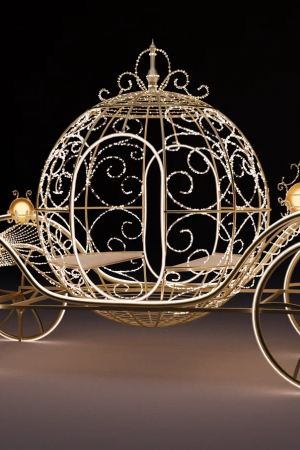 Светодиодная фотозона Королевская карета 250 см., Сад Радости (SR112)