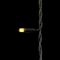 Светодиодная бахрома с колпачком 3,1*0,5 м., 120 теплых белых LED ламп, каучуковый черный провод, Beauty Led (LL120-1-2WW)