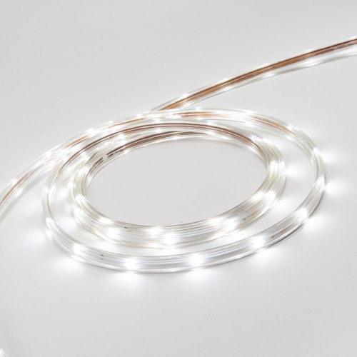 Светодиодная лента Герметичная, бухта 100 м., холодно-белая, 220В, SMD2835, 24 LED на 1 м., 2700К, IP65 LTC (NL-H1-2W) в Магнитогорске
