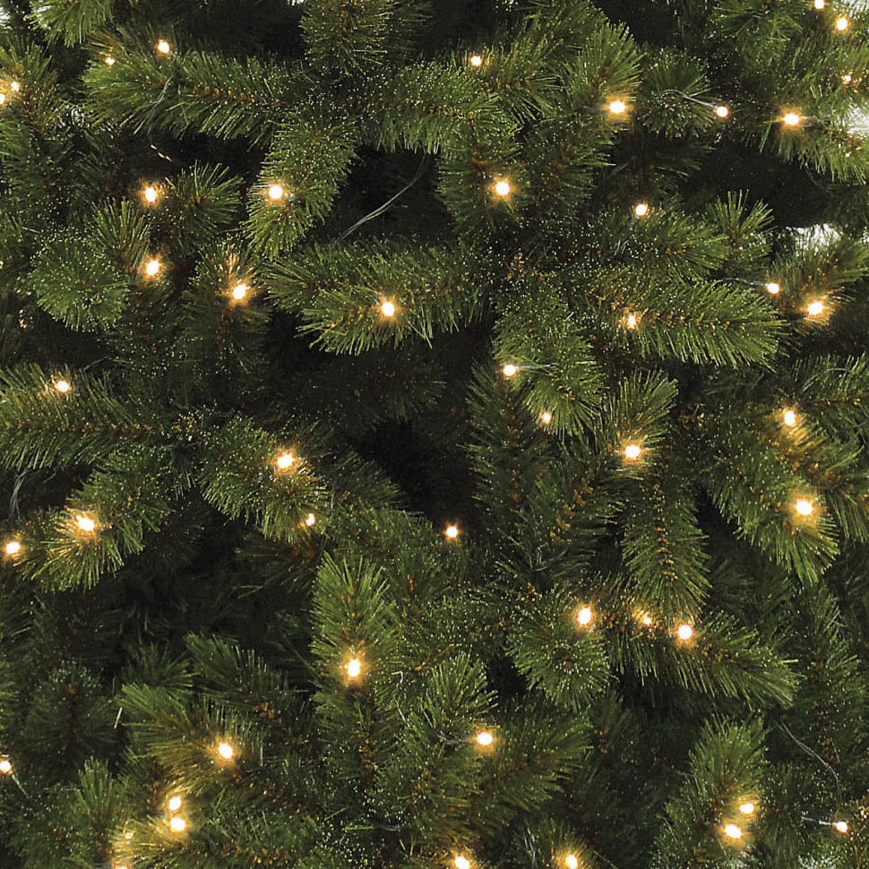 Елка Лесная Красавица с лампочками 215 см., леска+пвх, 304 LED лампы, Triumph Tree (73705)