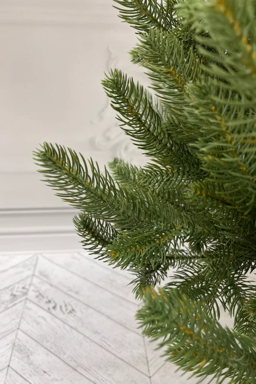 Ель Пышная Премиум 120 см. в кашпо, 100% литая хвоя, TreeDeLux (70178)