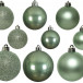 Набор пластиковых шаров Стиль mix, цвет шалфея, 30 шт., Kaemingk (022908) в Санкт-Петербурге