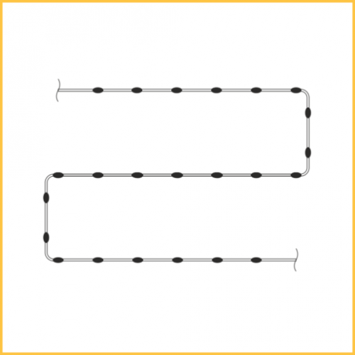 Светодиодная гирлянда Краса 200 м., 2000 LED, 24V, зелёный, статика, прозрачный провод, Teamprof (TPF-CR200-24V-T/G) в Санкт-Петербурге