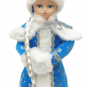 Снегурочка под елку голубая 35 см., Батик (СН-10)