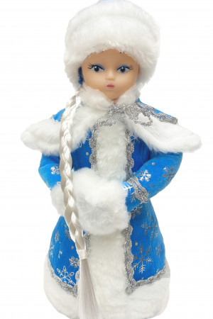 Снегурочка под елку голубая 35 см., Батик (СН-10)
