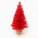 Искусственная елка Искристая красная 45 см., мягкая хвоя ПВХ, ЕлкиТорг (152045)