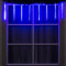 Гирлянда Сосульки рифленые 2.5×0.42 м., IP65, прозрачная нить, 288 синих LED с эффектом стекания, 12 В., Luazon Lighting (5248351)