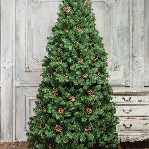 Искусственная елка Снежная королева зеленая 210 см., мягкая хвоя, ЕлкиТорг (32210)