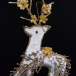 Винтажное украшение Королевский Олень, 15х28 см., кремовый с золотом, Christmas DeLuxe (89015)