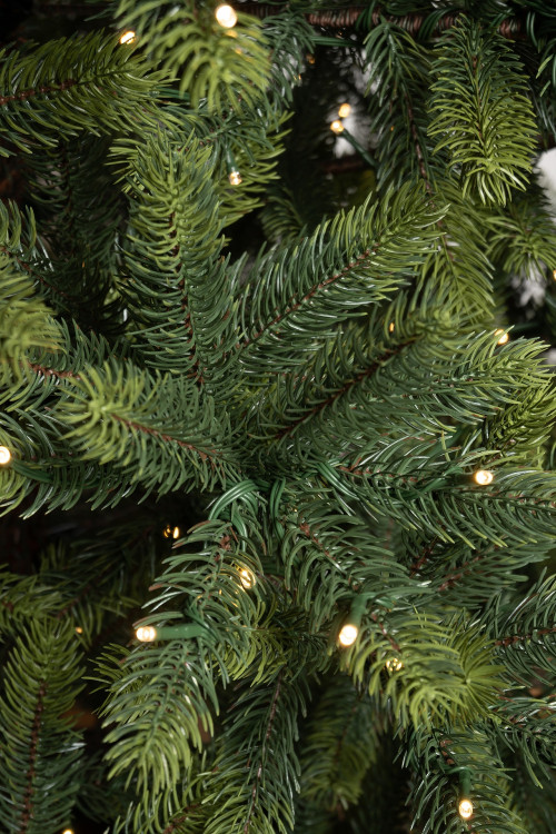 Искусственная елка Рождественская 180 см., 100% литая хвоя., 450 теплых белых Led ламп, ЕлкиТорг (63180)