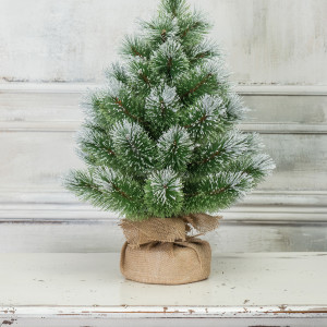 Искусственная сосна Скарлетт с инеем 90 см., Леска, ЕлкиТорг (96090)