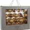 Набор стеклянных шаров Феерия 70 мм, цвет золотой, 42 шт в упаковке, House of seasons ( 83177)
