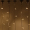 Светодиодный занавес 600 теплых белых LED ламп, 2*3 м., статика, белый провод ПВХ, Teamprof (TPF-C2*3-CW/WW)