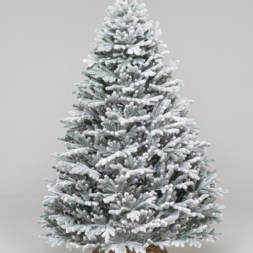 Искусственная елка Швейцарская заснеженная 300 см., 100% литая хвоя, ЕлкиТорг (110300)