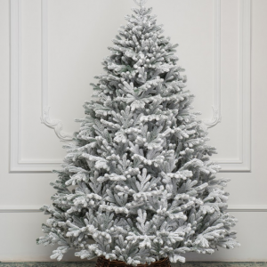 Искусственная елка Швейцарская заснеженная 300 см., 100% литая хвоя, ЕлкиТорг (110300)