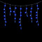  Светодиодная бахрома с колпачком 3,1*0,5 м., 120 синих LED ламп, прозрачный провод ПВХ, IP65, Beauty led (PIL120CAP-10-2B)