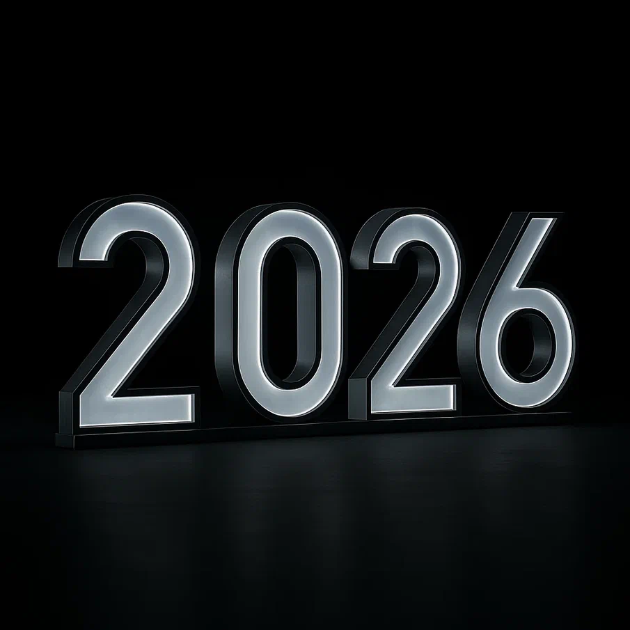 Светодиодные цифры "2026" 200 см., Сад Радости (SR015) в Шахты