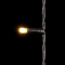 Светодиодная гирлянда с колпачком 100 теплых белых LED ламп 10 м., 24В., черный провод ПВХ, IP65, Beauty Led (PST100CAP-11-1WW)
