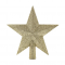 Елочная макушка Звезда кремлевская 19 см., пластик, золото, Christmas De Luxe (87387)