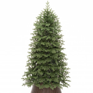 Искусственная елка пристенно-угловая Графская Премиум 210 см., Литая хвоя+ПВХ, ЕлкиТорг (69210)