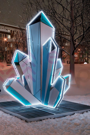 Светодиодная инсталляция Кристалл 1.6 м., Conso (3DGR727)