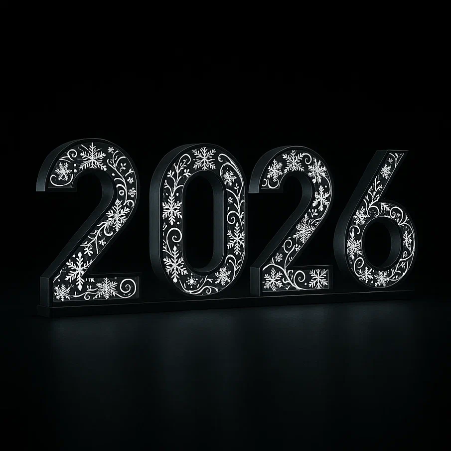 Светодиодные цифры "2026" 200 см., Сад Радости (SR016) в Шахты