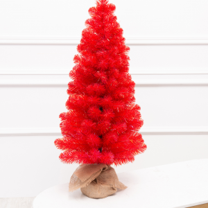 Искусственная елка Искристая красная 90 см., мягкая хвоя ПВХ, ЕлкиТорг (152090)
