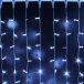 Светодиодный занавес 600 холодных белых LED ламп, 2*3 м., мерцание, прозрачный провод ПВХ, Teamprof (TPF-C2*3F-CT/W)