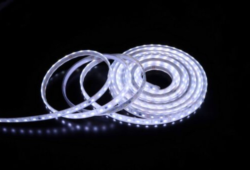 Светодиодная лента Комета 5 м., 300 LED, 24В, белая, прозрачный силикон, IP67, TeamProf (TPF-K2-5050-60-24V-W) в Санкт-Петербурге