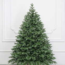 Искусственная елка Архангельская 240 см., 590 теплых белых ламп, 100% литая хвоя, ЕлкиТорг (215240)