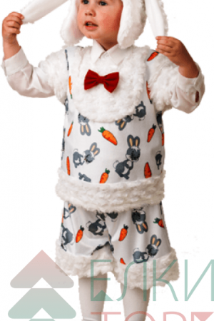 Карнавальный костюм &quot;Зайчонок Плутишка&quot;, 28 размер, рост 104-110 см.