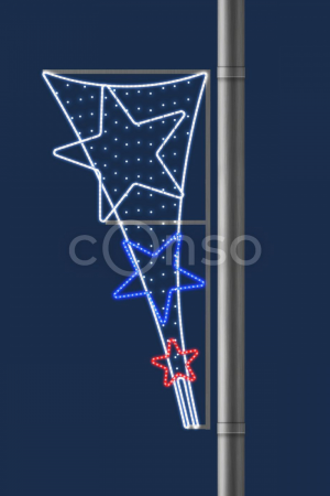 Светодиодная консоль 100*210 см., 220В., триколор, Conso (KPN-019-L001)