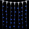  Светодиодный занавес 1*9 м., 900 синих LED ламп, прозрачный провод ПВХ, Beauty Led (PCL901-10-2B)