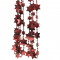 Бусы пластиковые Звезды 270 см бордо, Kaemingk (000467)