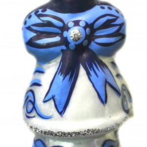 ФУ-263/Р Ёлочное украшение Колокольчик с бантом h-8 см., Коломеев