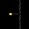  Светодиодная бахрома с колпачком 3,1*0,5 м., 120 теплых белых LED ламп, черный провод ПВХ, IP65, Beauty led (PIL120CAP-11-2WW) 