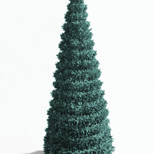 Уличная елка Евро-2 изумрудная 15 м., каркасная, ПВХ, Green Trees (GT15EVPVCBL)