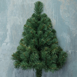 Искусственная елка Настенная 90 см., мягкая хвоя ПВХ, ЕлкиТорг (24090)