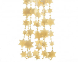 Бусы пластиковые Звезды 2.6*270 см., жемчуг, Kaemingk (000468)