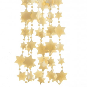 Бусы пластиковые Звезды 2.6*270 см., жемчуг, Kaemingk (000468)